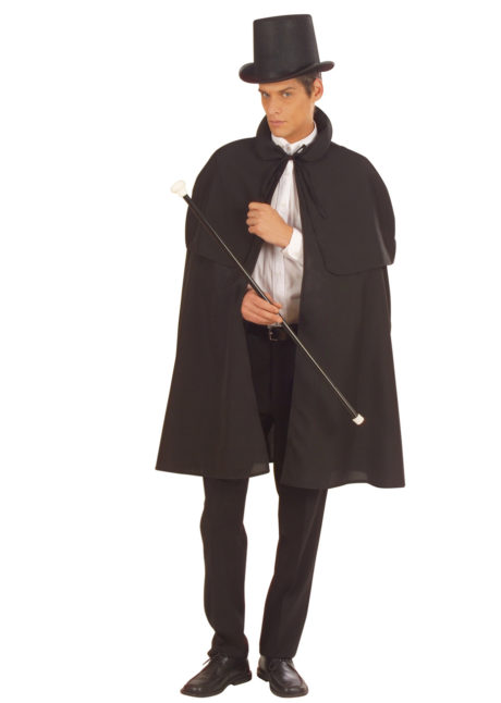 cape manteau à capeline, cape sherlock holmes, cape déguisement sherlock holmes, cape déguisement adulte, cape noire déguisement, Cape Début de Siècle, Sherlock, Noire