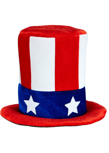 chapeaux, chapeaux haut de forme, chapeaux états unis, chapeaux paris, chapeau haut de forme, drapeaux américains, soirée états unis, chapeau oncle sam, Chapeau Haut de Forme USA, Oncle Sam
