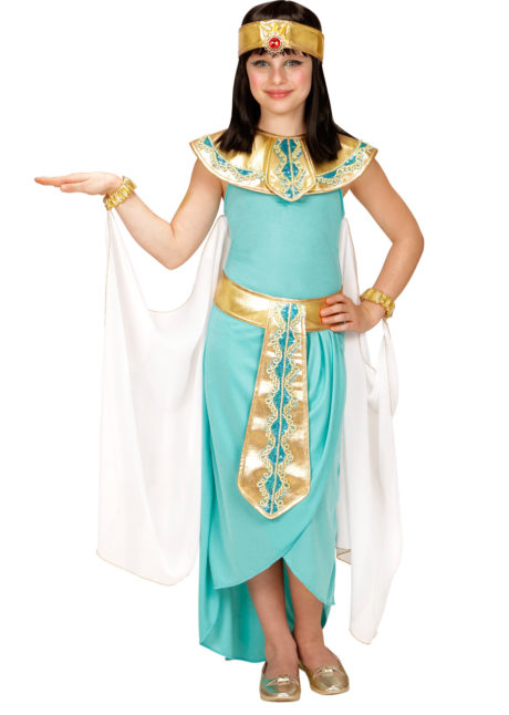 déguisement d'égyptienne enfant, déguisement de cléopatre enfant, déguisement cléopatre fille, costume cléopatre fille, déguisements filles, déguisements enfants, Déguisement de Cléopatre Egyptian Queen, Fille