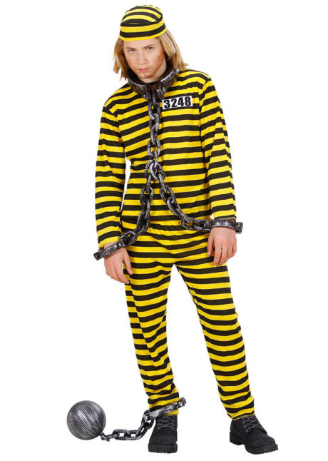 déguisement dalton enfant, costume dalton garçon, déguisement garçon dalton, déguisement dalton garçon, Déguisement Dalton Prisonnier, Garçon