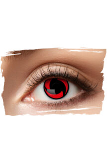 lentilles mangekyu, lentilles rouges, Lentilles Halloween, lentilles manga