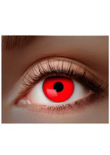 LENTILLES ROUGES UV, lentilles rouges fluo uv, lentilles rouges lumière noire