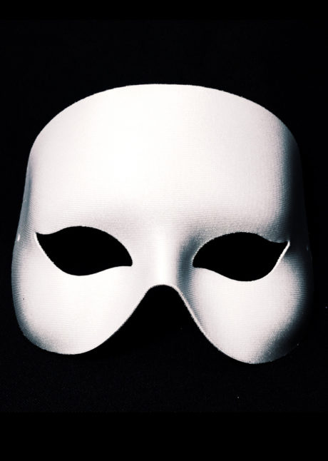 masque vénitien, masque blanc, loup vénitien blanc, loup carnaval de Venise, masque blanc visage, Loup Cocktail, Blanc