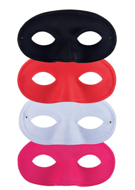 loup domino, masque de carnaval, Loup Domino, Blanc, Rose, Rouge ou Noir