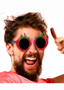 lunettes fraises, lunettes déguisements, lunettes fruits, accessoires fruits déguisements
