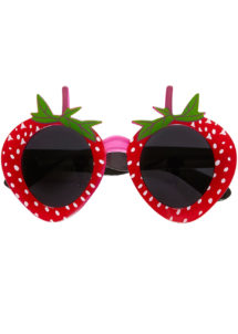 lunettes fraises, lunettes déguisements, lunettes fruits, accessoires fruits déguisements