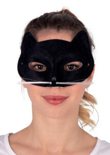 masque de chat, loup chat noir, masque chat noir, oreilles de chat