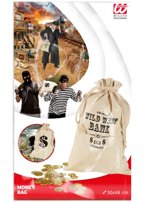 sac de dollars, sac de banque, sac de billets, Sac Dollars, Western ou Voleur