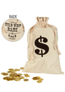 sac de dollars, sac de banque, sac de billets, Sac Dollars, Western ou Voleur