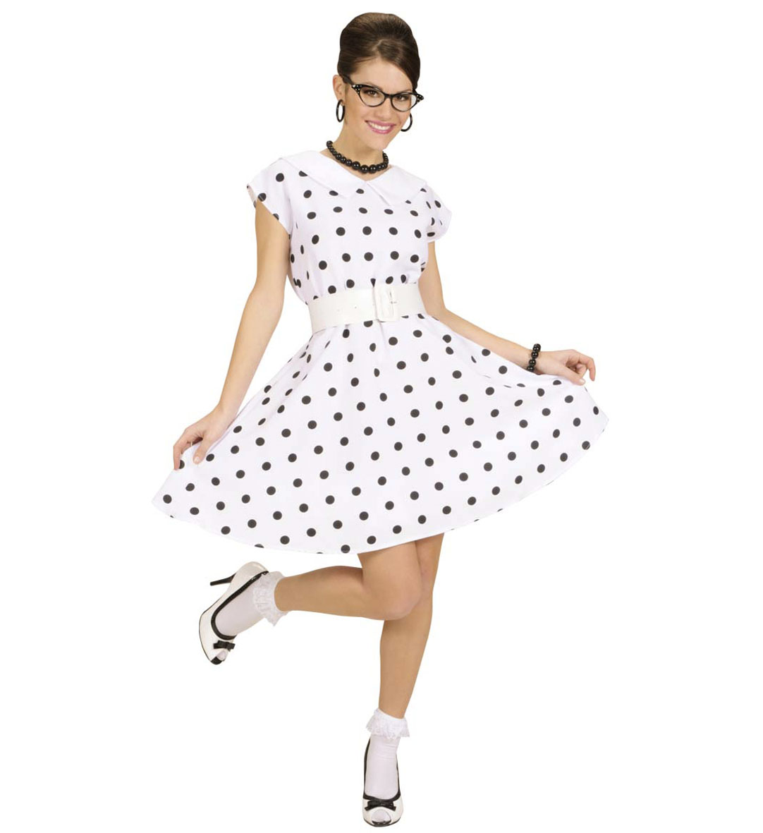 Déguisement Années 50 Blanc Aux Feux de la Fête Paris