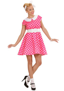 déguisement années 50, robe années 50 déguisement, costume années 50 femme, costume années 60 femme, déguisement années 60 femme, robe à pois déguisement femme, déguisement rock femme, déguisement sixties femme