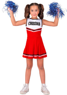 déguisement cheerleader enfant, déguisement pompom girl enfant