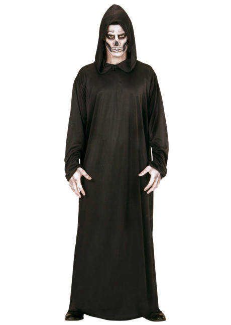 Costume de la mort avec masque lumineux, enfant