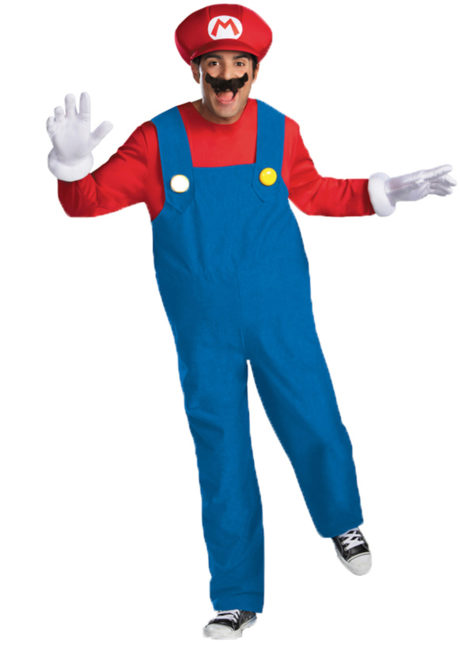 déguisement de mario, costume de mario adulte, déguisement de mario et luigi, déguisement mario homme, déguisement de plombier, Déguisement de Mario, avec Faux Ventre