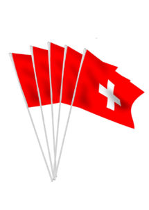drapeau suisse, drapeaux de table de la suisse, coupe du monde, drapeaux à agiter, drapeaux suisse, Drapeau de la Suisse x 10, Drapeaux de Table