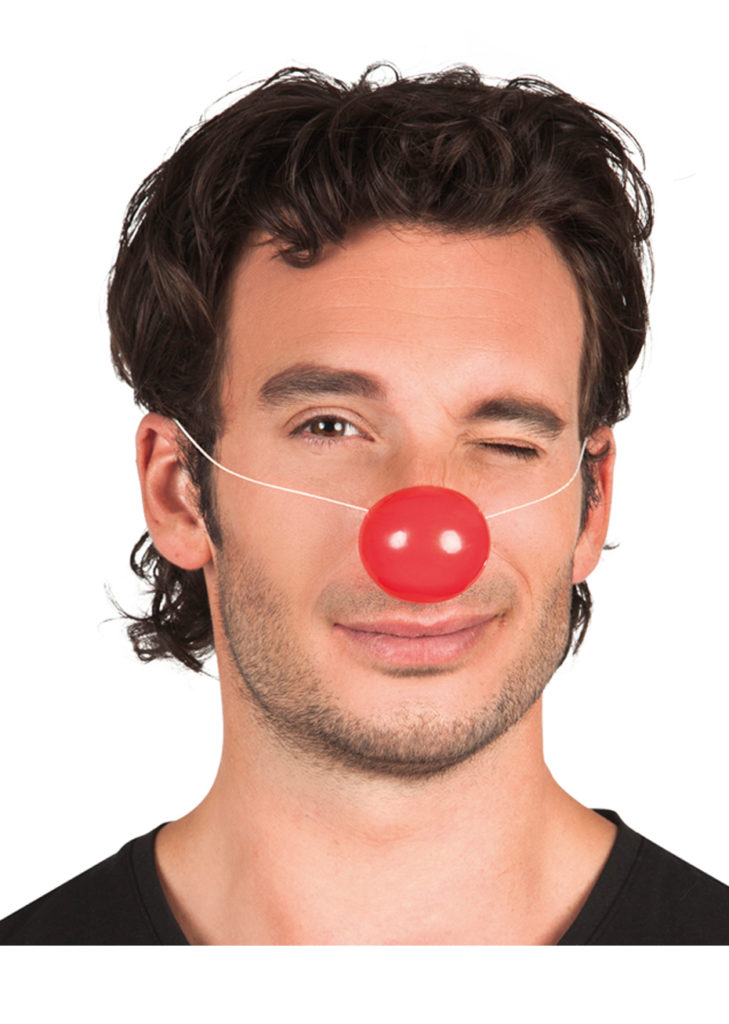 Nez De Clown En Caoutchouc - Lot De 6 Nez Drôles Avec élastique Pour Déguisements Et Fêtes