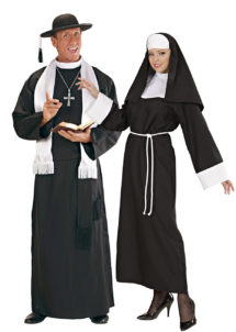 déguisements couples, déguisement curé et bonne soeur, déguisement couple religieux, Déguisements Couple, Curé et Bonne Soeur