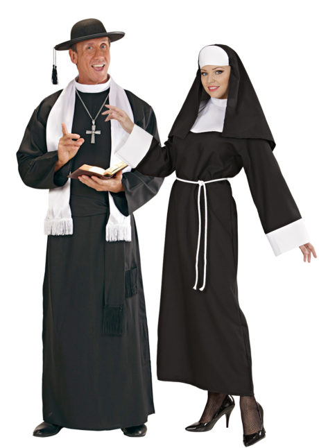 déguisements couples, déguisement curé et bonne soeur, déguisement couple religieux, Déguisements Couple, Curé et Bonne Soeur