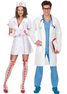 déguisement couples, déguisements à deux, costume infirmière et médecin, Déguisements Couple, Infirmière et Médecin
