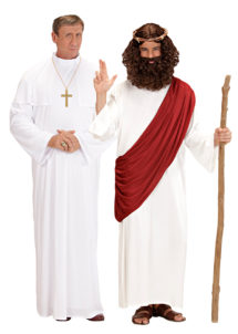 déguisements duos, déguisements pape et jésus, déguisements religieux, Déguisements Couple, Pape et Jesus