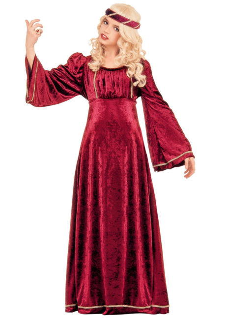 déguisement médiéval fille, déguisements filles, robe médiévale pour fille, Déguisement de Princesse Médiévale Juliette, Fille