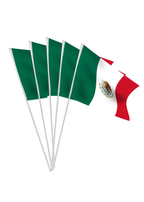 drapeau du mexique, drapeau de table mexique, coupe du monde, Drapeau du Mexique x 10, Drapeaux de Table