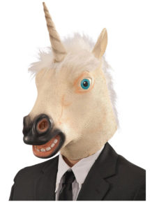 masque de licorne, masque licorne adulte, masques animaux, masque animal latex, licornes, Masque de Licorne, Latex