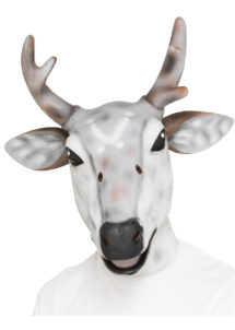 masque de renne latex, masque de renne, masques animaux latex, Masque de Renne, Latex