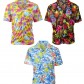chemise hawaï homme, chemise hawaïenne homme, accessoire hawaï déguisement, soirée hawaï, accessoire déguisement soirée tropicale, colliers hawaïens, déguisement hawaïen homme Chemise Hawaï, 3 modèles