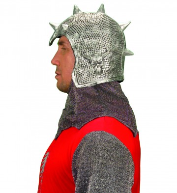 casque de chevalier, casque médiéval, chevalier médiéval, casques en latex, heaume de chevalier, casque chevalier paris Casque de Chevalier Médiéval en Latex