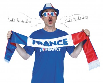 écharpe france, accessoires euro 2016, équipe de france, boutique de supporter, écharpe de supporter, écharpe euro 2016, accessoire france euro 2016 Echarpe de Supporter France
