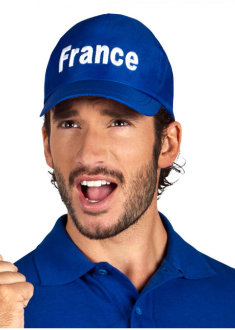 casquette france, supporter euro 2016, accessoires de supporter france, accessoires euro 2016, accessoires france euro 2021, boutique supporter, Casquette de Supporter France, Broderie