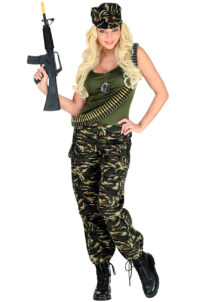 déguisement militaire, costume militaire femme, déguisement treillis militaire femme, Déguisement Militaire, Sexy Camouflage