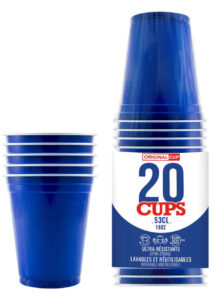 gobelets américains, red cups, original cup, gobelets bleus américains, Vaisselle États Unis, Gobelets Américains, Bleus, Original Cup