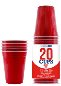 gobelets américains, red cups, original cup, gobelets rouges américains, Vaisselle États Unis, Gobelets Rouges Américains, Original Red Cup