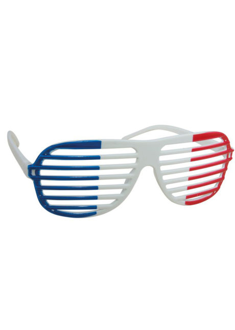 lunettes de déguisement, lunettes france, accessoire supporter france, coupe du monde, lunettes france, lunette drapeau français, Lunettes France, Store Bleu Blanc Rouge