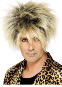 perruque années 80 homme, perruque homme, perruque blonde homme, perruque pétard homme, perruques pour homme, Perruque Années 80, Wild Boy, Blonde