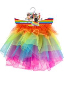 tutu déguisement, tutu multicolore, jupe licorne