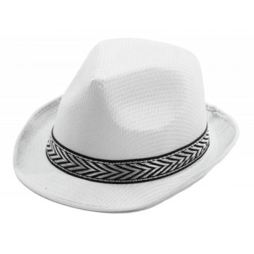 chapeau, borsalino, chapeaux borsalino, accessoires chapeaux, chapeaux paris, chapeaux forme année 30 Chapeau Borsalino Teddy, Blanc