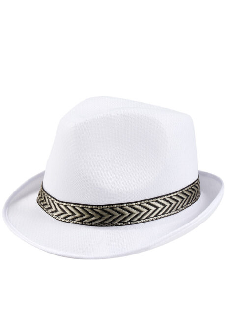 chapeau Borsalino blanc, chapeau blanc, Chapeau Borsalino Teddy, Blanc