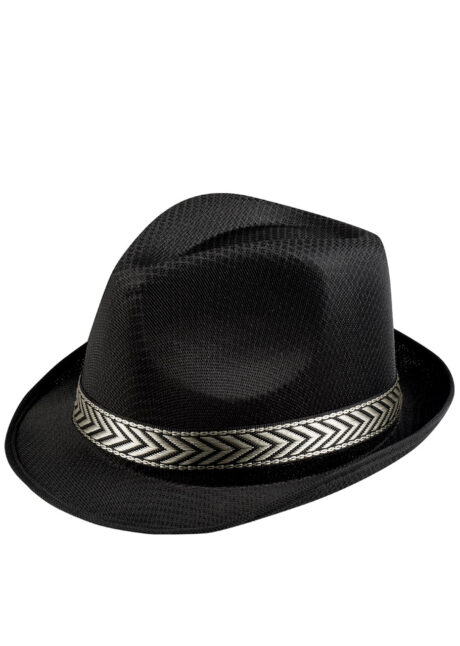 chapeau Borsalino noir, chapeau noir, Borsalino noir, Chapeau Borsalino Teddy, Noir