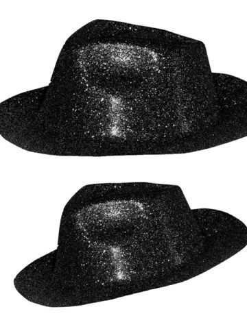 chapeaux à paillettes, chapeaux borsalino, chapeaux de fête, chapeaux paris, chapeaux pas cher, chapeaux années 30 Chapeau Borsalino Paillettes, Noir