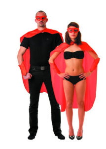 accessoire héros, accessoire de super héros, kit de super héros, cape de héros, accessoire déguisement héros, accessoire super héros déguisement, Kit de Héros, Rouge