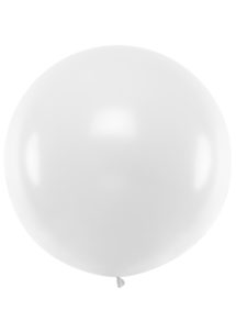 ballon géant, ballon hélium, ballon rond, ballon de baudruche, ballon blanc