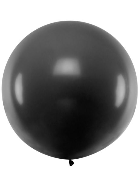 ballon noir géant, ballon baudruche, ballon hélium, ballons noirs géants, Ballons Noirs, 1 m, en Latex