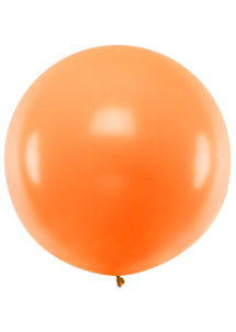 ballon orange, ballon géant, ballon hélium, ballon baudruche