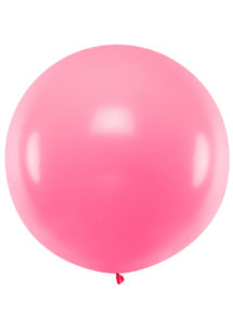ballon géant rose, ballon rond, ballon hélium, ballon baudruche, Ballons Roses, 1 m, en Latex