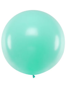 ballon géant, ballon vert menthe, ballon baudruche, ballon hélium