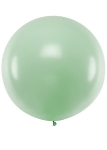 ballon géant, ballon vert, ballon vert pistache, ballon hélium, Ballons Vert Pistache, 1 m, en Latex