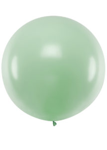ballon géant, ballon vert, ballon vert pistache, ballon hélium